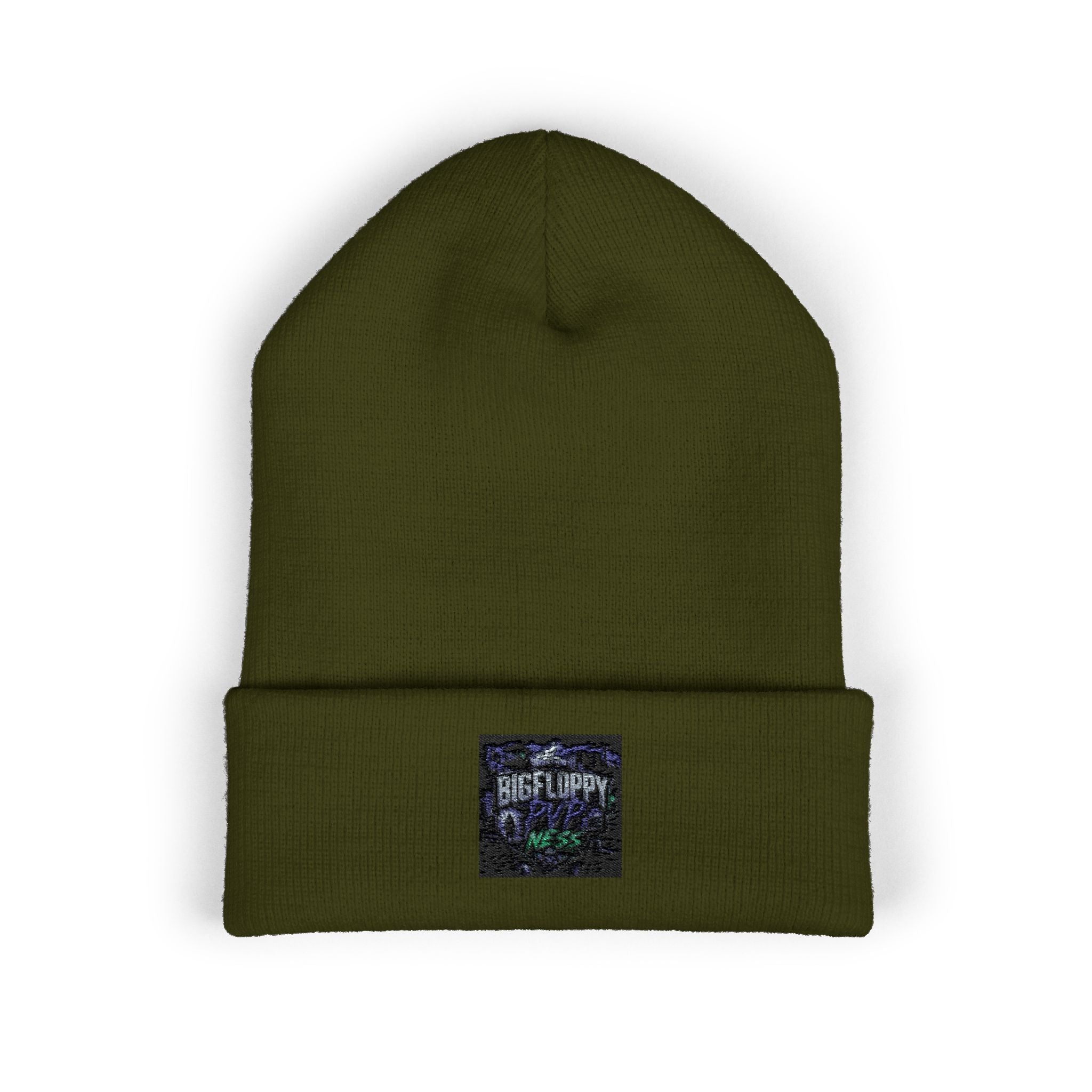 Embroidered 'Adventure Awaits' Classic Cuffed Beanie
