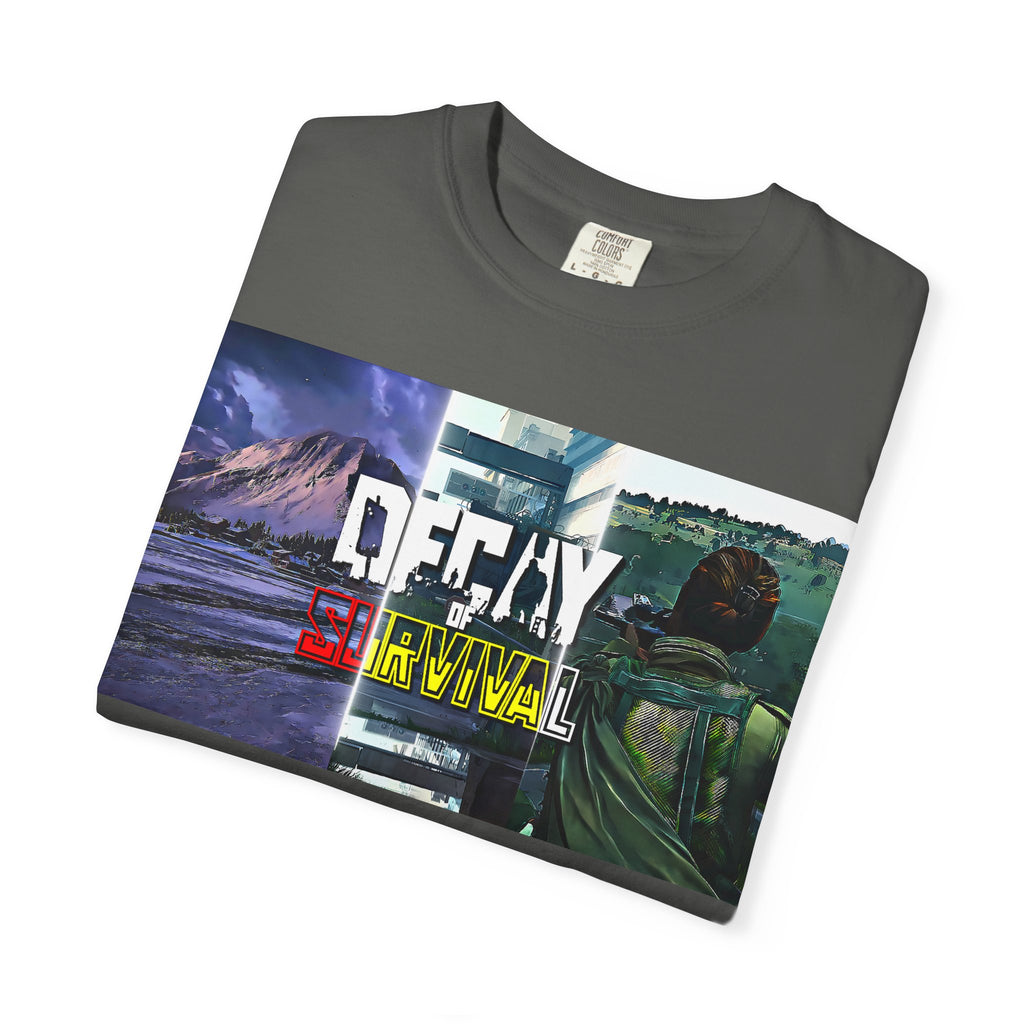 Decay Of Survival Retro Graphic T-Shirt — "OFFDAY Survival" Gamer Adventure Tee