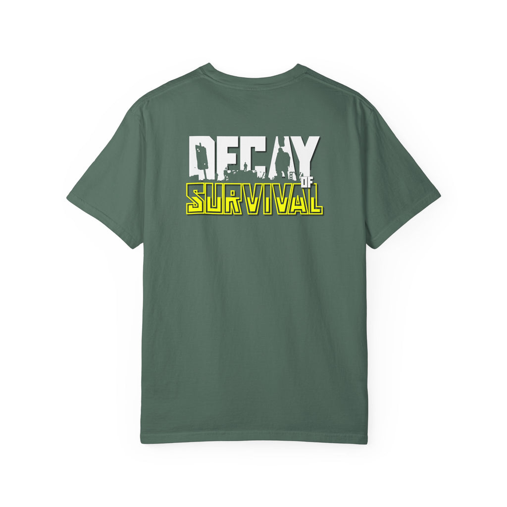 Decay Of Survival Faction Tee — 'ABN' Logo Front & 'Decay of Survival - Yellow' Graphic Back
