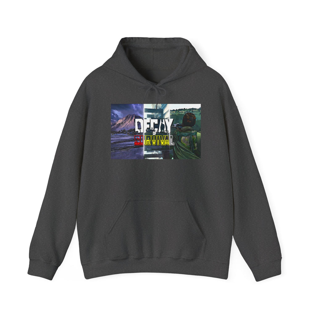 Decay Of Survival Hoodie — Post-Apocalyptic Landscape Graphic Hoodie