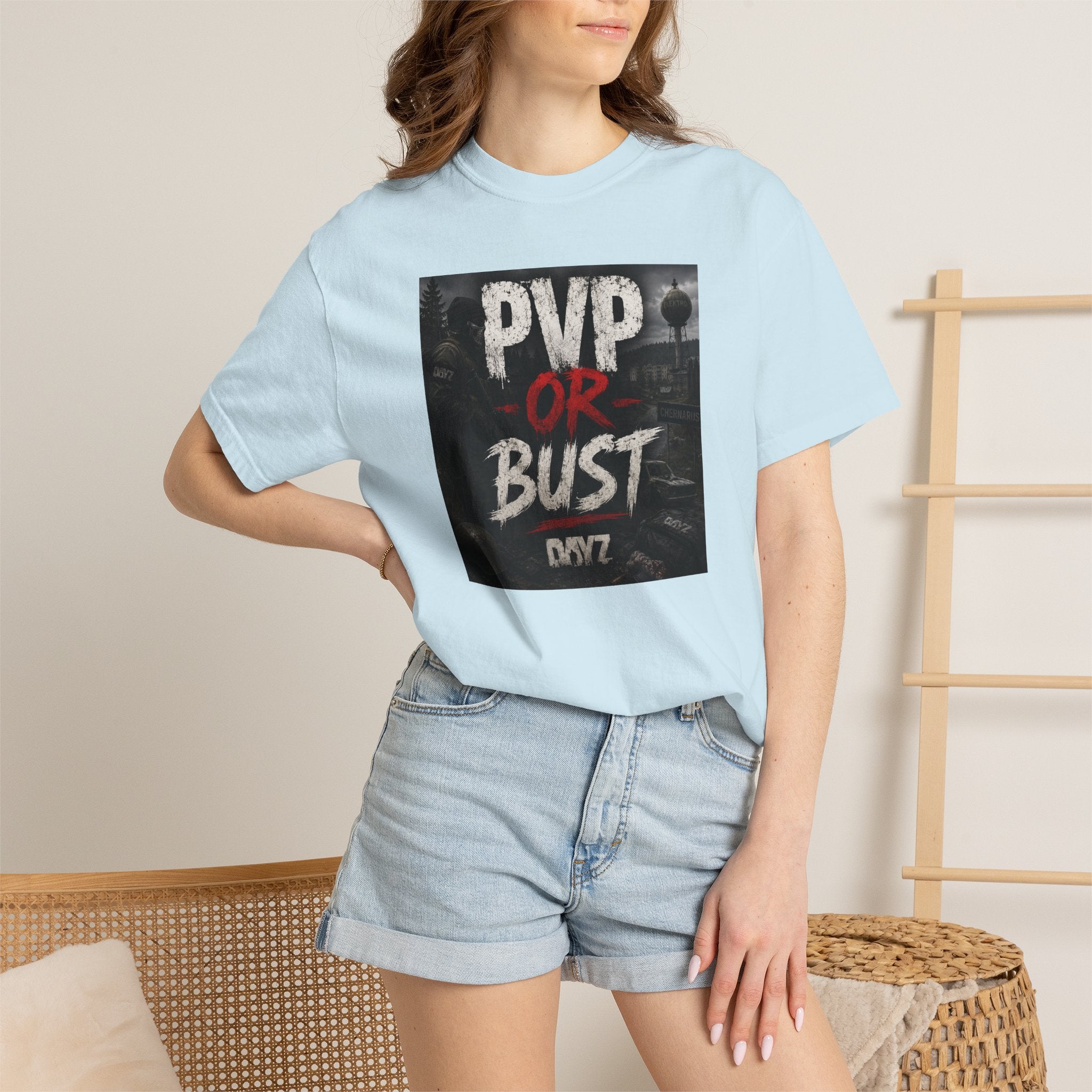 PVP or Bust T-Shirt — DayZ PvP Survival Gamer Tee