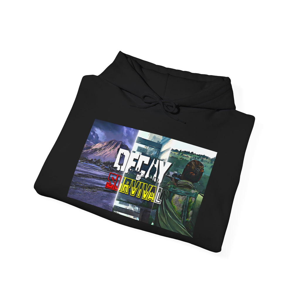 Decay Of Survival Hoodie — Post-Apocalyptic Landscape Graphic Hoodie