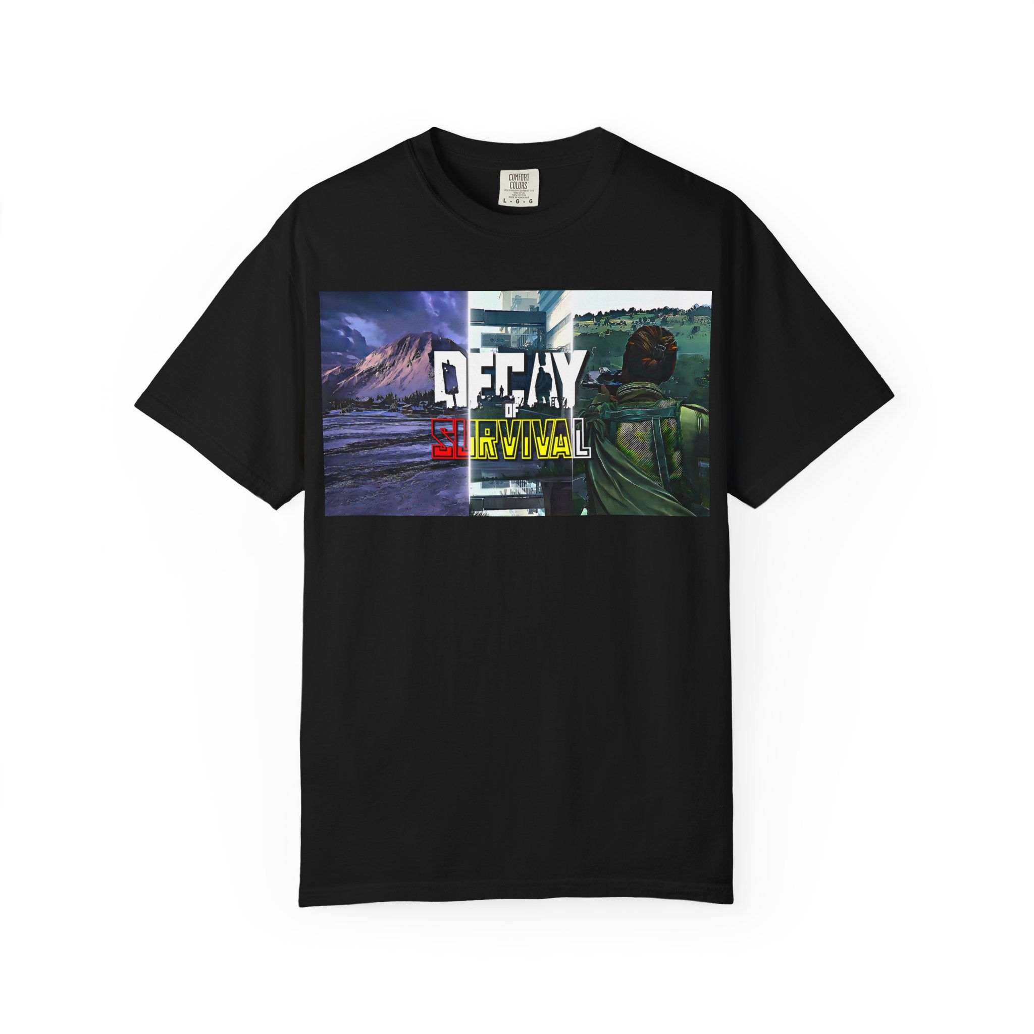 Decay Of Survival Retro Graphic T-Shirt — "OFFDAY Survival" Gamer Adventure Tee